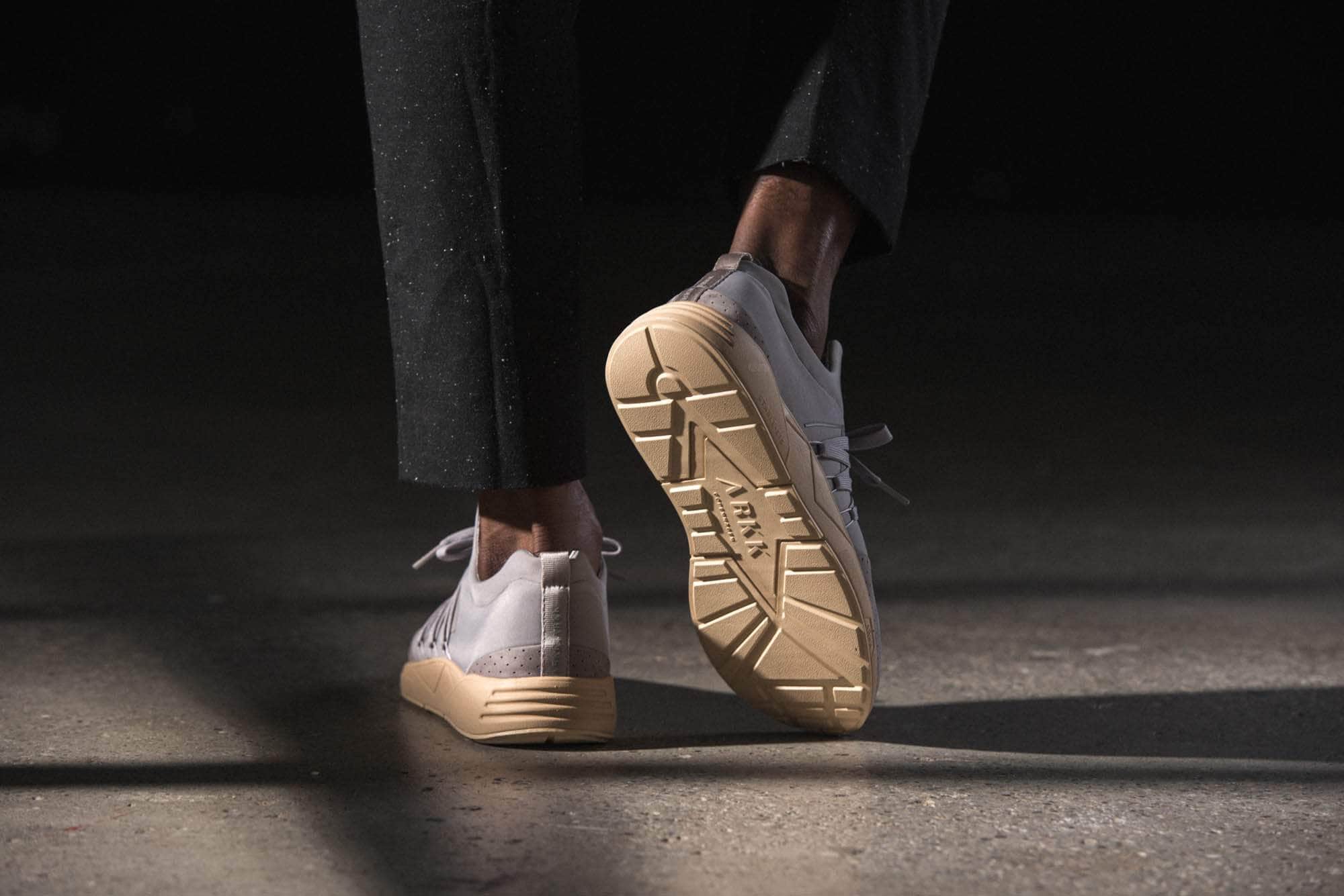ARKK Collection Raven Nubuck S-E15 Grey Tan - Men Raven Grey